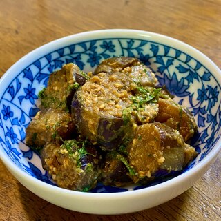 なすのごまみそ煮〜青じそ風味【和食・副菜】